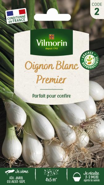 Potagères - Oignon Blanc Premier - PACKAGING_RECTO